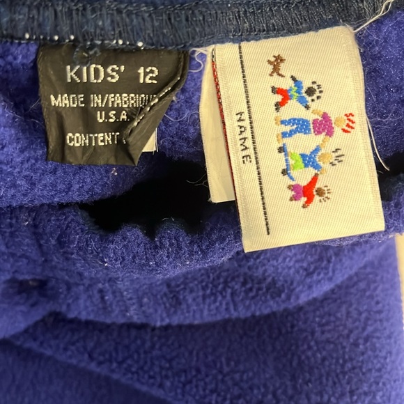 Patagonia Fleece Kids sz 12 Purple 2pc Outfit - Picture 13 of 14